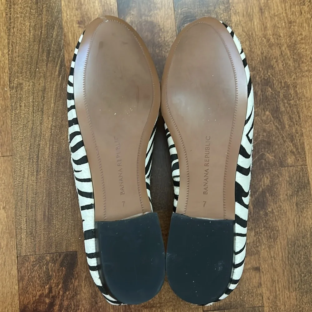 Banana Republic Zebra Demi Loafers - Picture 6 of 9